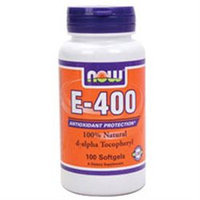 NOW Foods - Vitamin E- D-Alpha Tocopheryl Acetate 400 IU - 100 Softgels