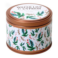 Water Lily and Cypress 5-oz. Soy Candle Tin, Multi/None