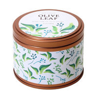 Olive Leaf 5-oz. Soy Candle Tin, Multi/None