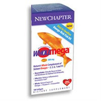 New Chapter Wholemega 500mgExtra Virgin Wild Alaskan Salmon, Softgels, 90 ea