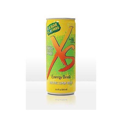 XS® ENERGY SHOT® Citrus flavor XS® Energy Drink - Electric Lemon Blast Twelve 8.4 oz cans
