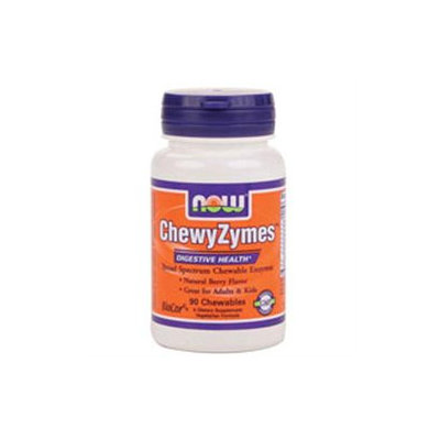 NOW Foods - ChewZymes Digestive Health Berry - 90 Chewable Tablets