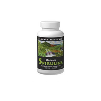 Source Naturals Organic Spirulina - 500 mg - 100 Tablets