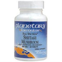 Full Spectrum Shiitake Mushroom 430 mg 30 Tabs from Planetary Formulas