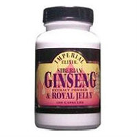 Imperial Elixir - Siberian Eleuthero Extract & Royal Jelly - 50 Capsules.