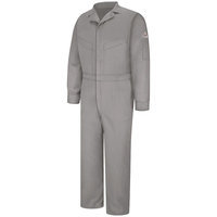 BULWARK CLD4GY FlameResistant Coverall, Gray
