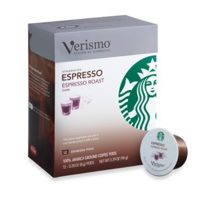 Starbucks Verismo 12-Count Espresso Roast Espresso Pods