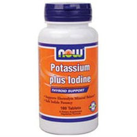 NOW Foods - Potassium Plus Iodine - 180 Tablets