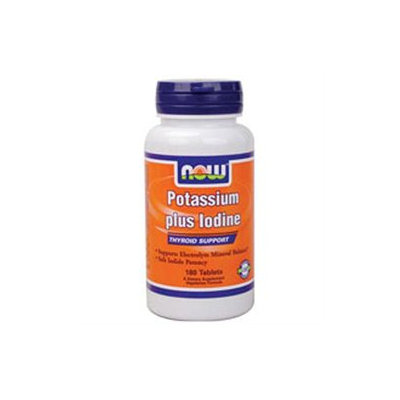 NOW Foods - Potassium Plus Iodine - 180 Tablets