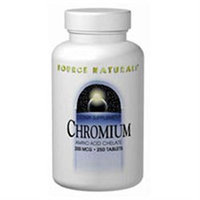 Source Naturals Chromium - 200 mcg - 100 Tablets