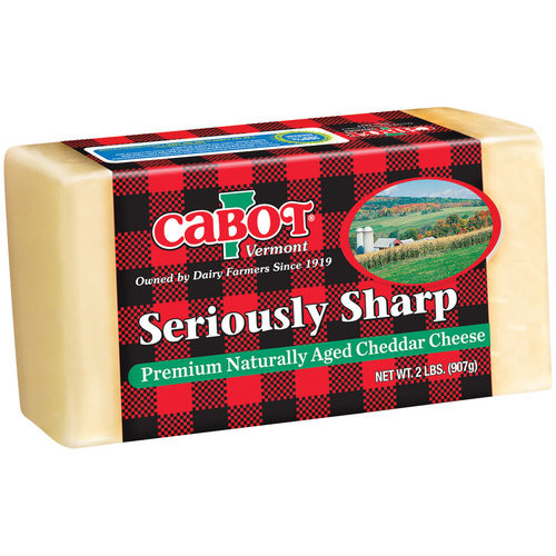 Cabot Vermont Naturally Aged Seriously Sharp Cheddar Cheese