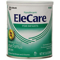 EleCare For Infants Hypoallergenic Powder with DHA/ARA, 14.1OZ (Pack of 6)