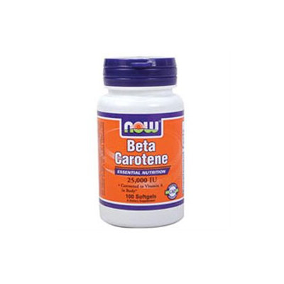 NOW Foods - Beta Carotene 25000 IU - 100 Softgels