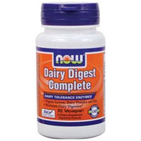 NOW Foods - Dairy Digest Complete - 90 Vegetarian Capsules