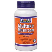 NOW Foods - Maitake Mushroom 60 mg. - 60 Vegetarian Capsules