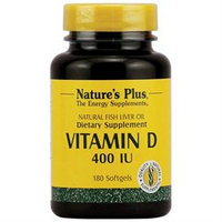 Nature's Plus Vitamin D - 400 IU - 180 Softgels