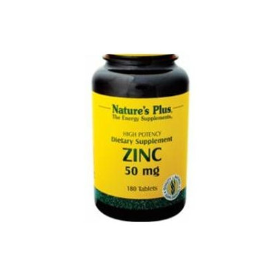 Nature's Plus Zinc 50 MG - 180 Tablets - Zinc