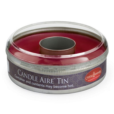 Candle Warmers Etc. Aire Spiced Apple Wax Melt Tin, Red