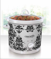 The Holmes Group, Inc THE HOLMES GROUP INC. 3 Qt Crock Pot Black Damask - THE HOLMES GROUP INC.