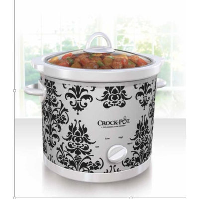 The Holmes Group, Inc THE HOLMES GROUP INC. 3 Qt Crock Pot Black Damask - THE HOLMES GROUP INC.