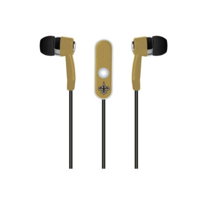 New Orleans Saints Earbuds with Microphone