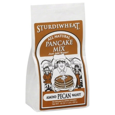 Sturdiwheat Pancake Mix Almond Pecan, 16-Ounce (Pack of 4)