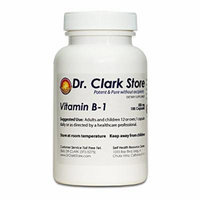 Dr. Clark Vitamin B1 Supplement, 500mg, 100 capsules