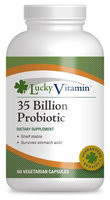 LuckyVitamin - 35 Billion Probiotic Shelf Stable 8 Strains - 60 Vegetarian Capsules