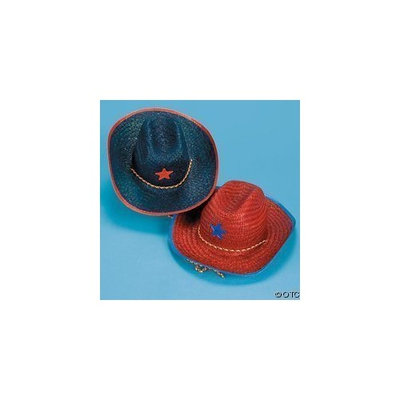 Oriental 1 DOZEN Child's Patriotic Cowboy Hats With Star