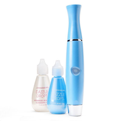 Connoisseurs Sonic Dazzle Stik Jewelry Cleansing Power Brush, Blue