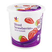 Ahold Strawberries Sliced with Sugar