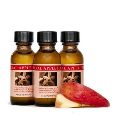 Bakto Flavors Natural Apple Flavor (1 FL OZ) Pack of 3