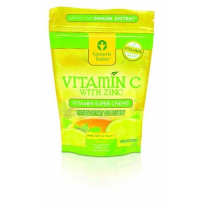Genesis Today Vitamin C With Zinc Vitamin Super Chews, 30 Soft Chews