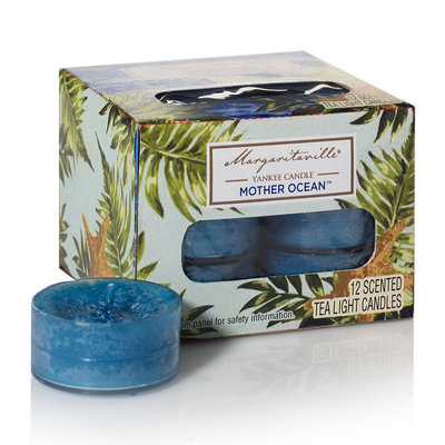 Margaritaville By Yankee Candle Margaritaville® by Yankee Candle Mother Ocean Mother Ocean Tealight Candle 12-piece Set, Dark Blue