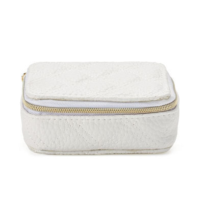 Mirror Mirror Bridal Pill Box, White