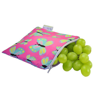 Itzy Ritzy Snack Happens Reusable Snack and Everything Bag Social Butterfly - Itzy Ritzy Diaper and Baby Accessories