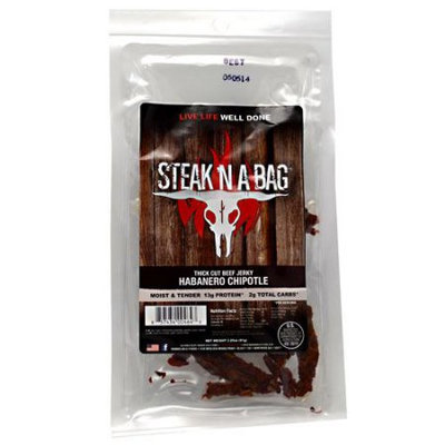 Runnin' Wild Foods Runnin Wild Foods 5850015 Steak N A Bag Thick Cut Habanero Chipotle