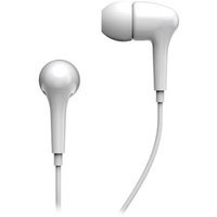 Genius GHP-206 Earphone - Stereo - White - Mini-phone - Wired - 16 Ohm - 20 Hz 20 kHz - Earbud - Binaural - In-ear - 3.94 ft Cable
