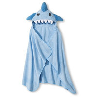 Circo Newborn Boys' Hooded Shark Towel Wrap - Blue
