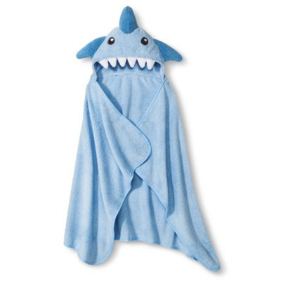 Circo Newborn Boys' Hooded Shark Towel Wrap - Blue