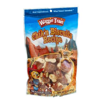 Waggin' Train Chik'n Biscuits Recipe Treats for Dogs