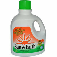 Sun & Earth Sun and Earth 2X Laundry Detergent Light Citrus Scent- Case of 4 100 oz