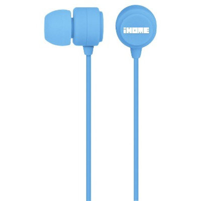 iHome Rubberized Earbuds - Blue