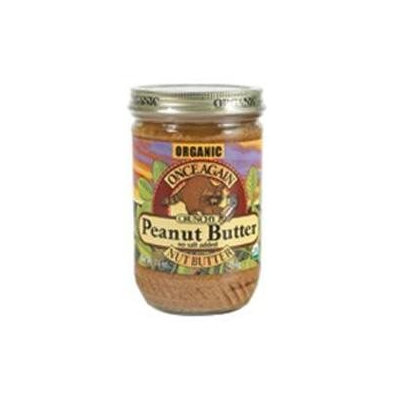 Once Again - Organic Peanut Butter Crunchy No Salt - 16 oz.