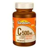 Sundown Vitamin C Plus Natural Rose Hips Tablets - 100 Count 100 Count