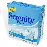 Serenity Ultra Absorbency Pads - 14 Pads / Bag, 6 Bags / Case