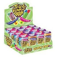 Topps Company Topps Triple Power Push Pop Candy - 16 / Box