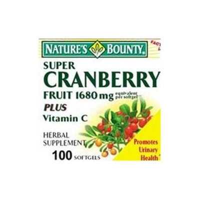 Cranberry Frt+C Softgels 100 Count - NATURE'S BOUNTY, INC.
