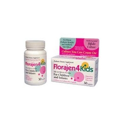 Florajen 4 kids probiotic dietary supplement capsules - 30 ea