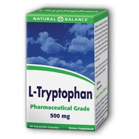 L-Tryptophan, 500 mg, 60 Veggie Caps, Natural Balance
